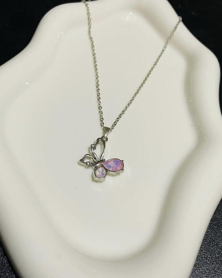 Butterfly Enamel Pendant