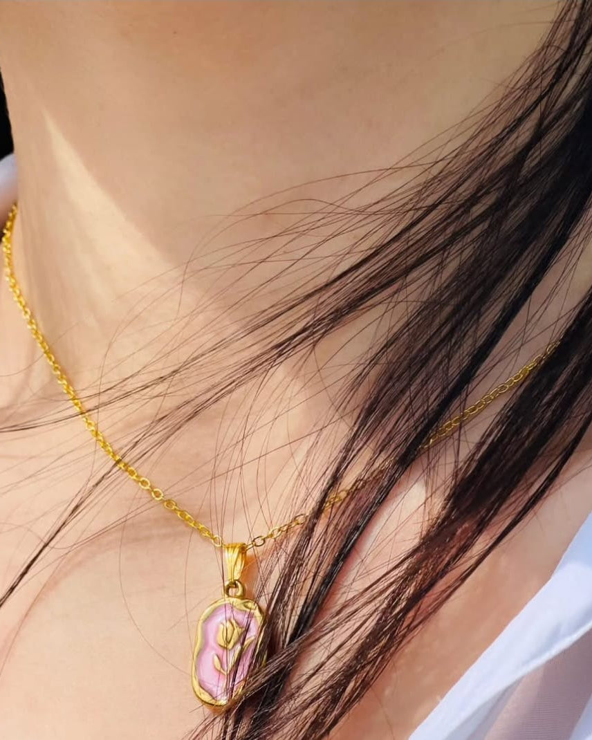 Rose Charm Pendant